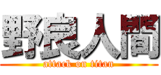 野良人間 (attack on titan)