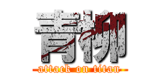 青柳 (attack on titan)