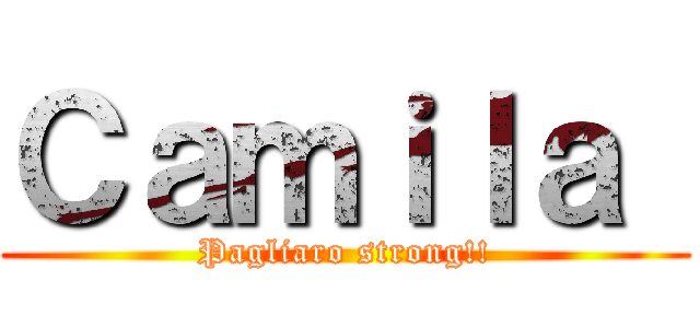 Ｃａｍｉｌａ  (Pagliaro strong!!)
