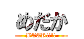 めだか (BEER!!!!)