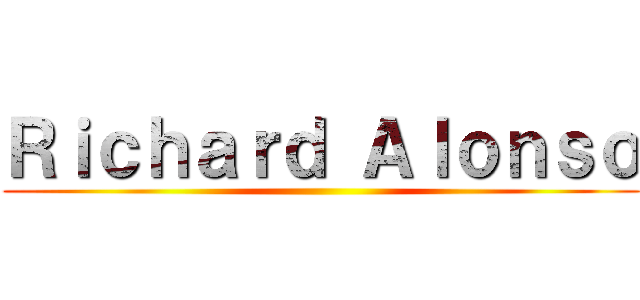 Ｒｉｃｈａｒｄ Ａｌｏｎｓｏ ()