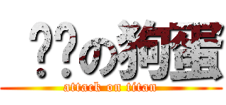 进击の狗蛋 (attack on titan)