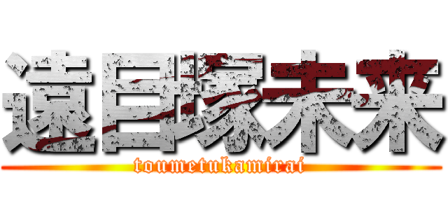遠目塚未来 (toumetukamirai)