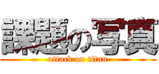 課題の写真 (attack on titan)