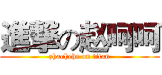 進撃の赵呵呵 (zhaohehe on titan)