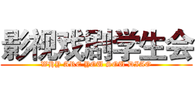 影视戏剧学生会 (WHY ARE YOU SOU DIAO)