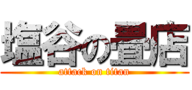 塩谷の畳店 (attack on titan)