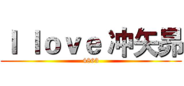 Ｉ ｌｏｖｅ 冲矢昴 (4863)