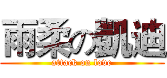 雨柔の凱迪 (attack on love)
