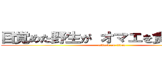 目覚めた野生が オマエを食らい尽くす (attack on titan)