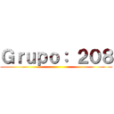 Ｇｒｕｐｏ： ２０８ ()