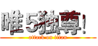 唯５独尊！ (attack on titan)