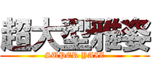 超大型雅姿 (SUPER YAIZ)