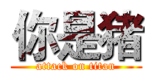 你是猪 (attack on titan)