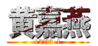 黄嘉燕 (12嵌入3-1)