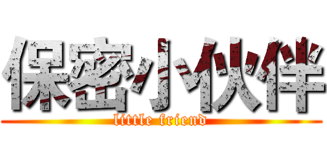 保密小伙伴 (little friend)