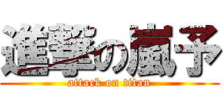 進撃の嵐予 (attack on titan)