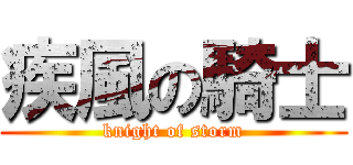 疾風の騎士 (knight of storm)