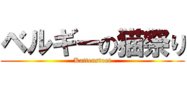 ベルギーの猫祭り (Kattenstoet)