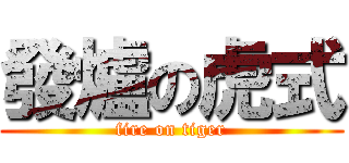 發爐の虎式 (fire on tiger)