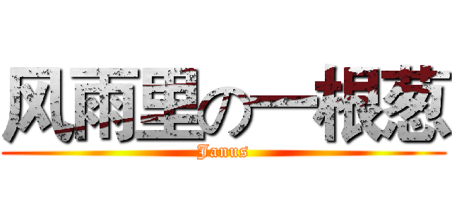 风雨里の一根葱 (Janus)