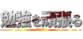 勉強を頑張る (勉強を頑張る)