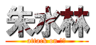 朱水林 (attack on 水林)