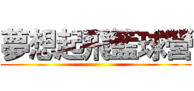 夢想起飛籃球營 ()