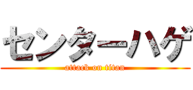 センターハゲ (attack on titan)