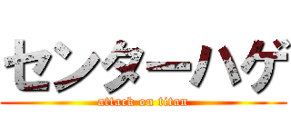 センターハゲ (attack on titan)