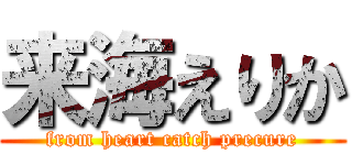 来海えりか (from heart catch precure)