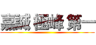 嘉誠 極峰 第一 ()