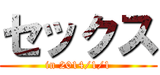 セックス (in 2014/1/1)