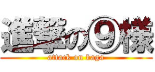 進撃の⑨様 (attack on baga)