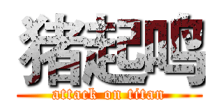 猪起鸣 (attack on titan)