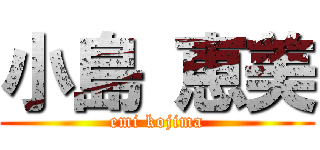 小島 恵美 (emi kojima)