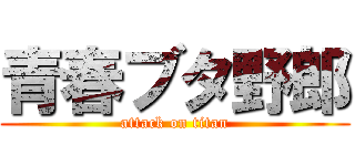 青春ブタ野郎 (attack on titan)