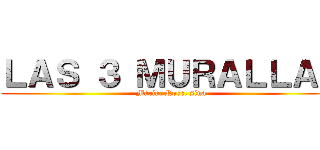 ＬＡＳ ３ ＭＵＲＡＬＬＡＳ (Maria, Rose, sina)