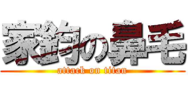 家鈞の鼻毛 (attack on titan)