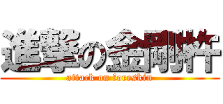 進撃の金剛杵 (attack on foreskin)