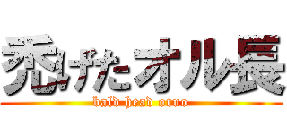 禿げたオル長 (bald head oruo)