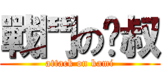 戰鬥の貓叔 (attack on kami)