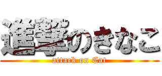 進撃のきなこ (attack on Cat)