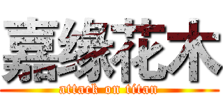 嘉缘花木 (attack on titan)