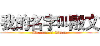 我的名字叫殷文 (My name is Aileen)