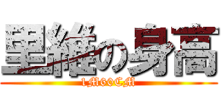 里維の身高 (1M60CM)