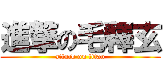 進撃の毛釋玄 (attack on titan)