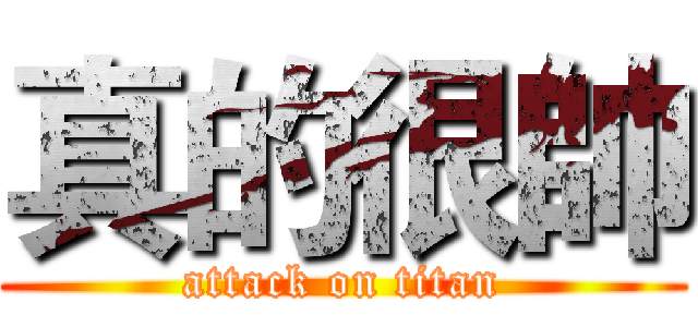 真的很帥 (attack on titan)
