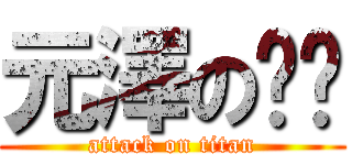 元澤の玟瑄 (attack on titan)