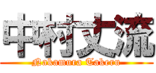 中村丈流 (Nakamura Takeru)